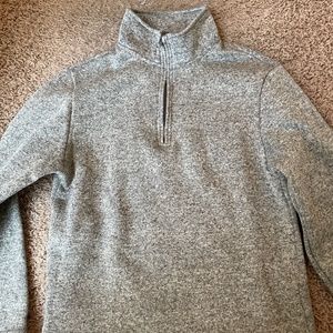 Half way zip up sweater